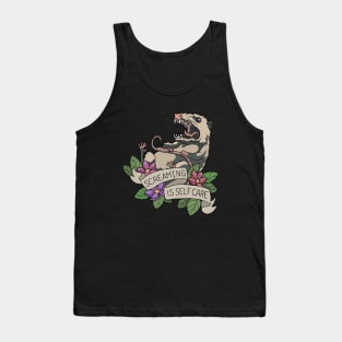 Possum - Screaming is self care Tank Top